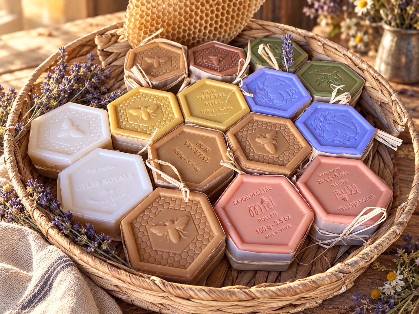 Nos savons artisanaux — agrandir la photo